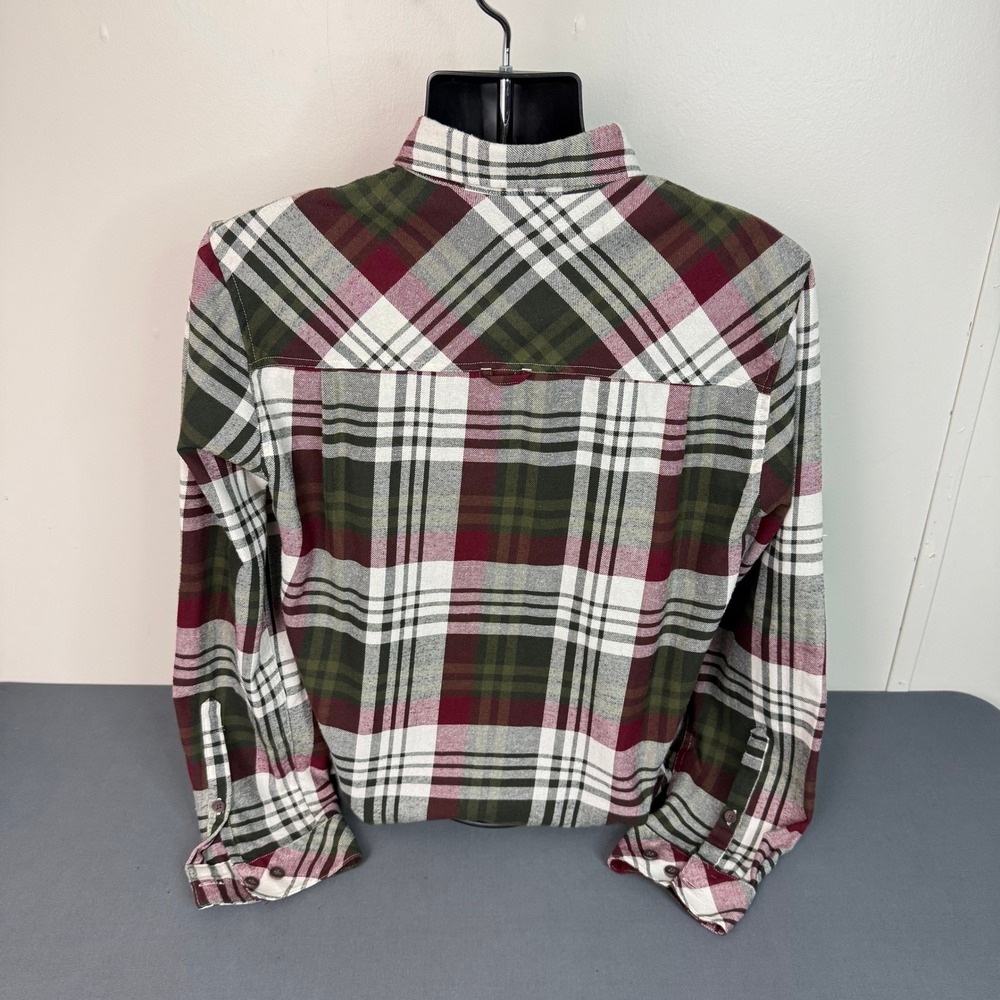 Craghoppers Men's Plaid Long Sleeve Button Down Shirt Green Red Size XL - Picture 5 of 5